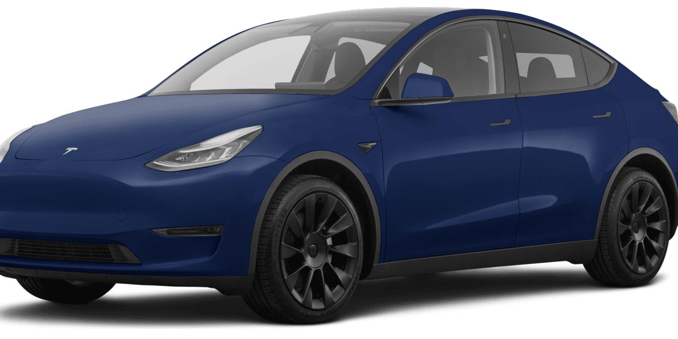 TESLA MODEL Y 2021 5YJYGDEEXMF076858 image